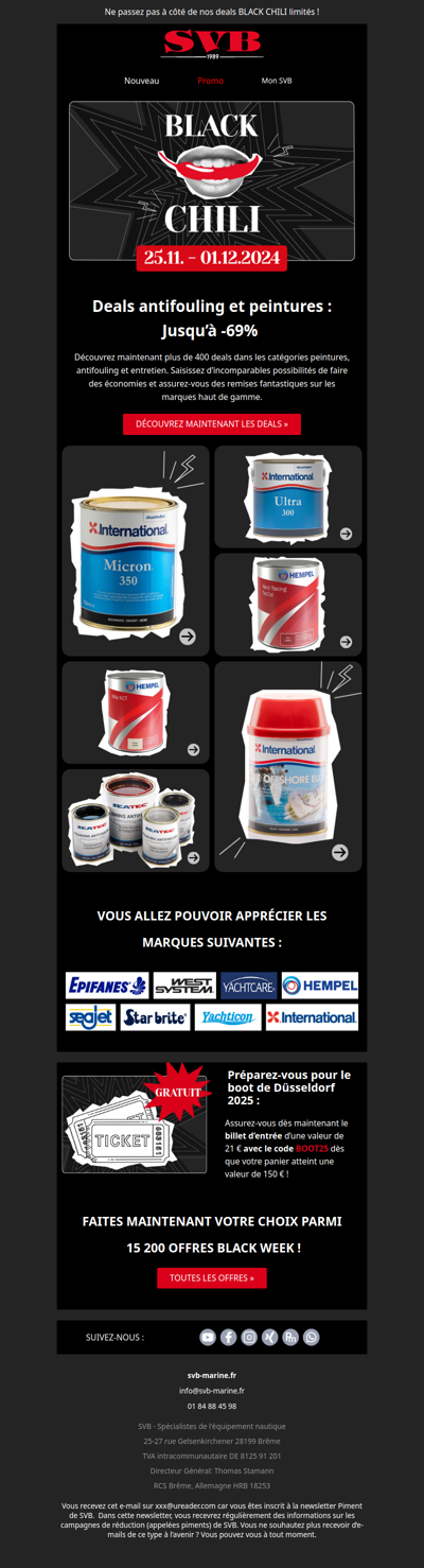 🌶️ Jusqu’à -69% : deals antifouling et peintures à prix très avantageux