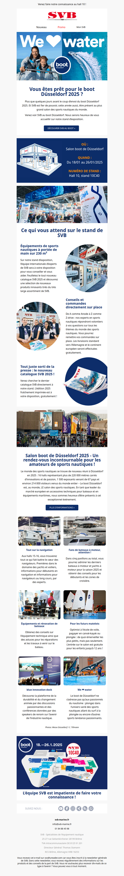 Le compte à rebours a commencé : SVB au boot 2025 ⛵️