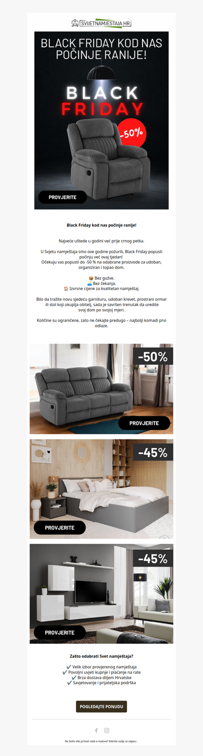 Uštedite već sada - ne čekajte Black Friday!