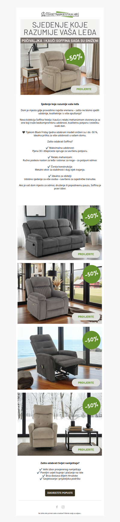 🖤 Nova razina udobnosti, sada u Black Friday ponudi