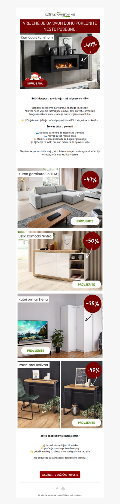 🎁 Zadnji dan božićnih popusta, do -45 %