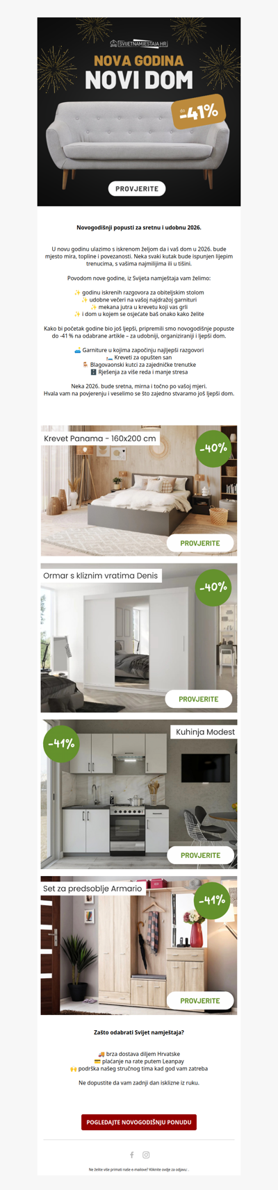 🏠 Uđite u 2026. sa stilom i uštedom