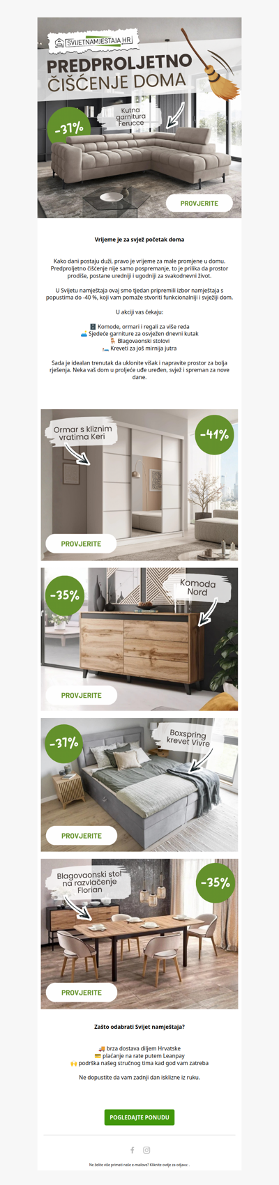 🧹 Predproljetno čišćenje doma – do -40 %