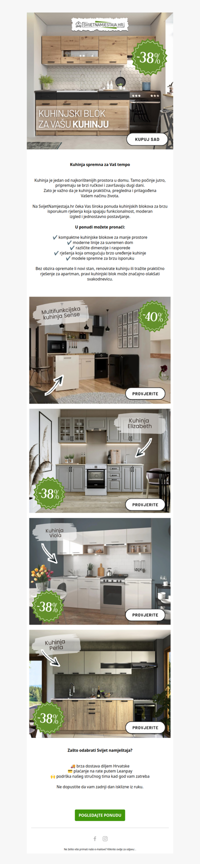 Kuhinjski blok za Vašu kuhinju