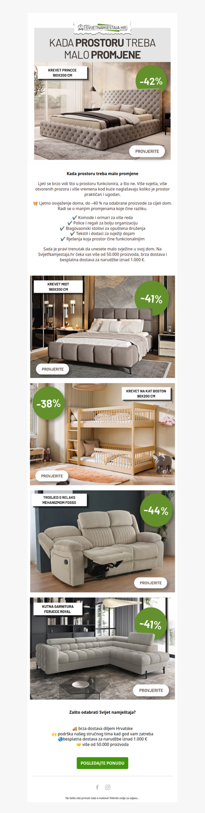 🧺 Ljetno osvježenje doma – do –40 %
