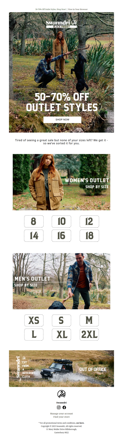 Shop Our Biggest Savings In Your Size!