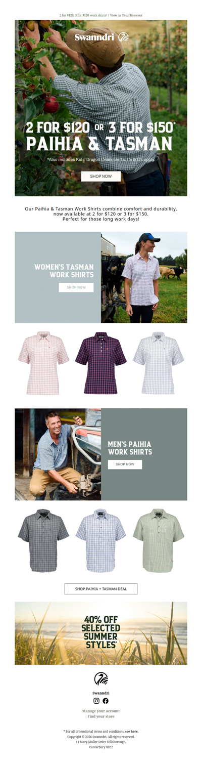 Your Favourite Work Shirts Deal Is Back! 👕