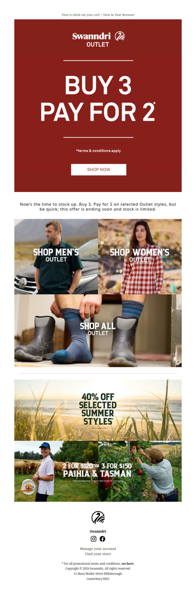 Hurry! Buy 2, Get 1 Free Ending Soon! 🛒