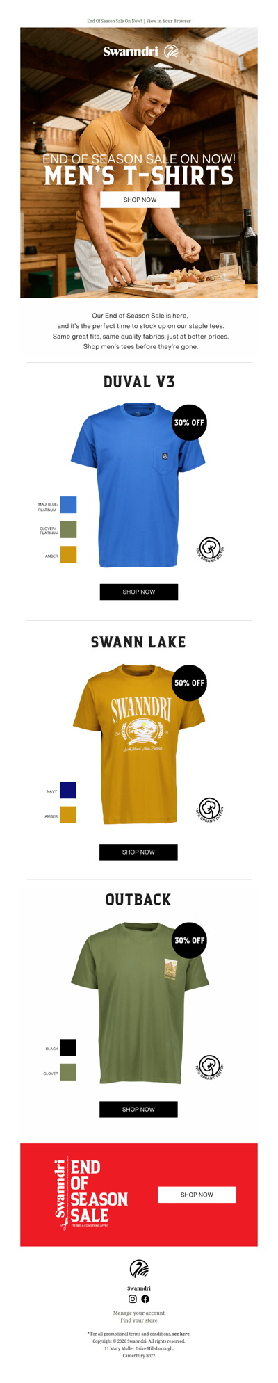 Shop Men's Summer T-Shirts On Sale! 👕