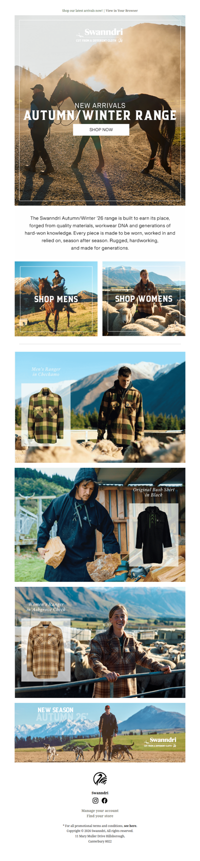 Discover Our New Autumn/Winter Range, Out Now! 🍃