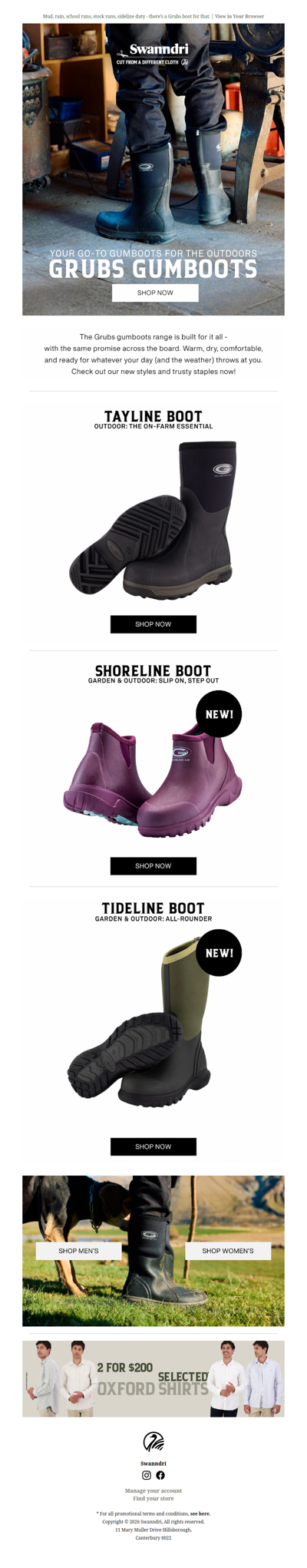 Wet Weather Ready with Grubs Gumboots 🌧️