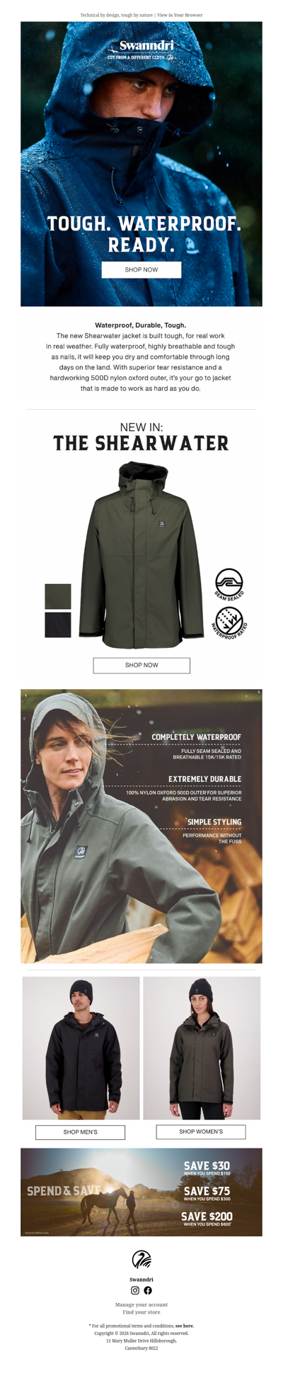 Waterproof And Tough As Nails! 🌧️