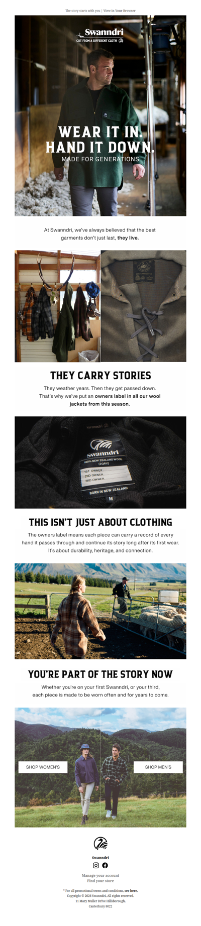 Made To Be Worn In, Not Out