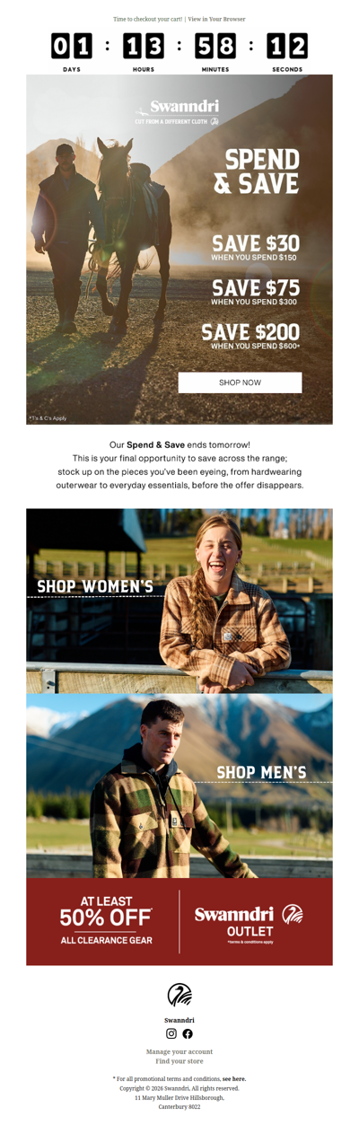 Final Days To Spend & Save 💸