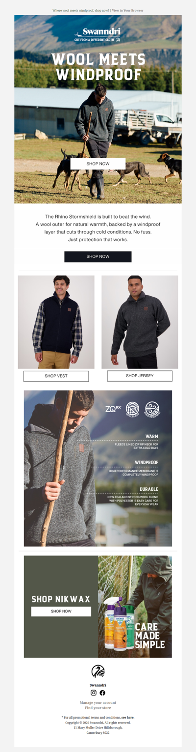 BACK IN STOCK: The Rhino Stormshield! ⚡