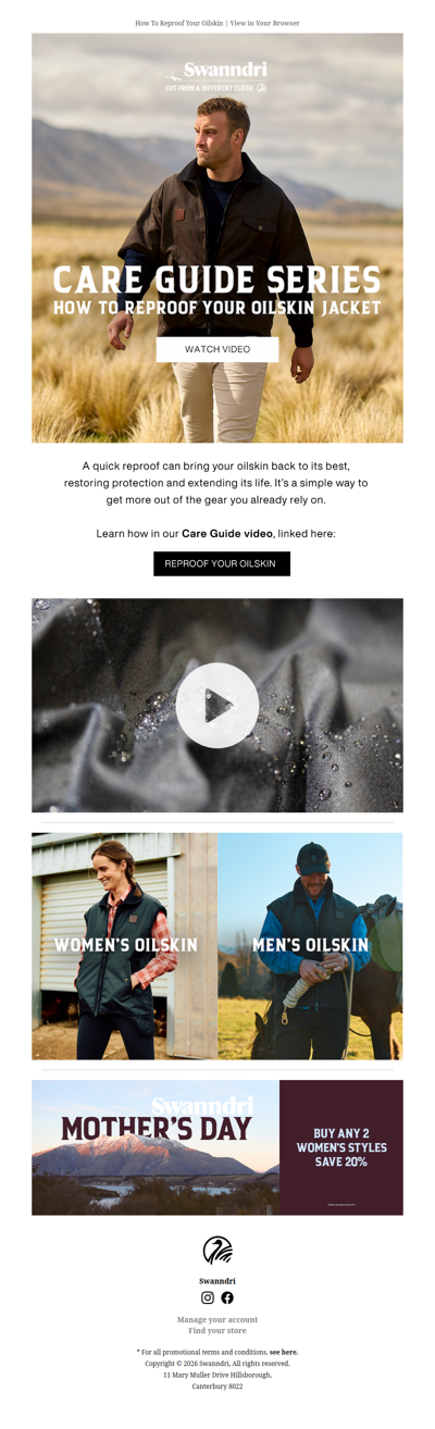 Oilskin Ready For A Spruce Up?