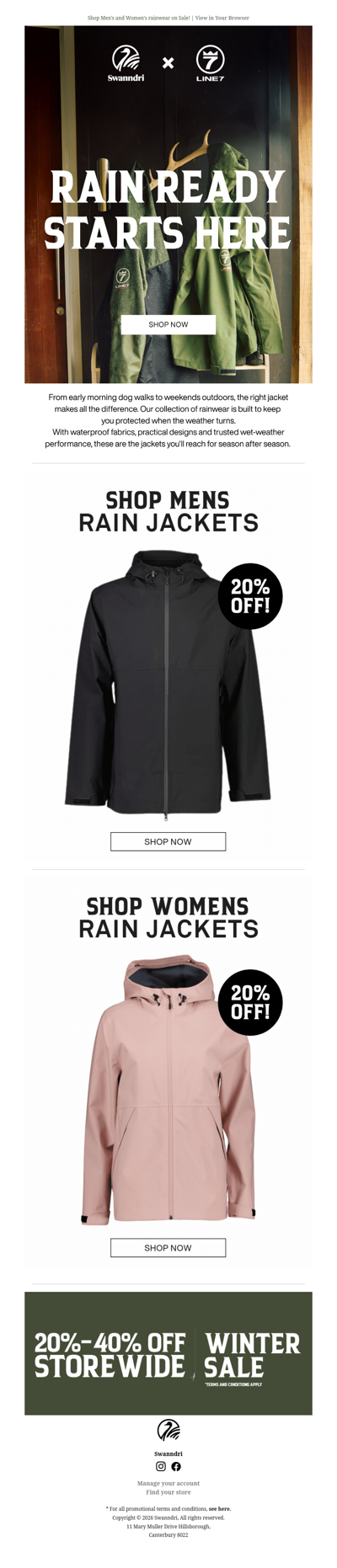Rain Ready, Wherever you are ☔