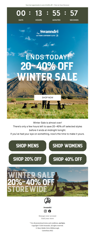 Hurry! Final Hours to Save!