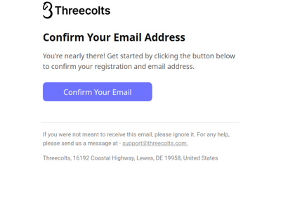 Confirm Your Email Address