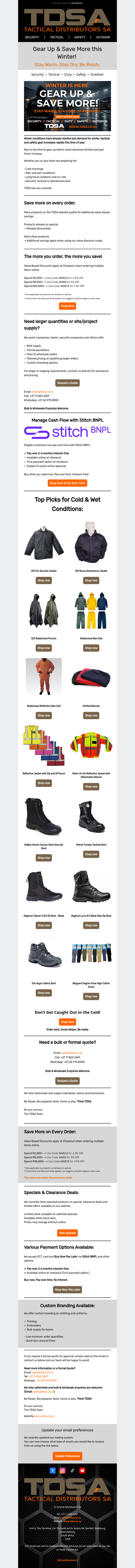 Gear Up & Save More This Winter!