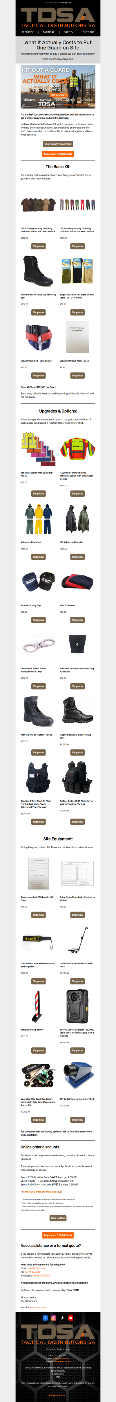 What It Actually Costs to Put One Guard on Site
