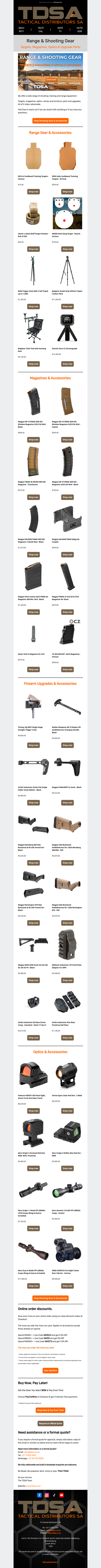 Range and Shooting Gear from TDSA