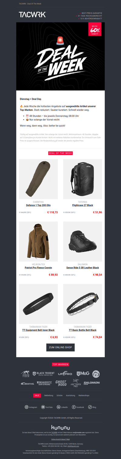 Bis zu 60% Rabatt. Nur 48 Stunden.