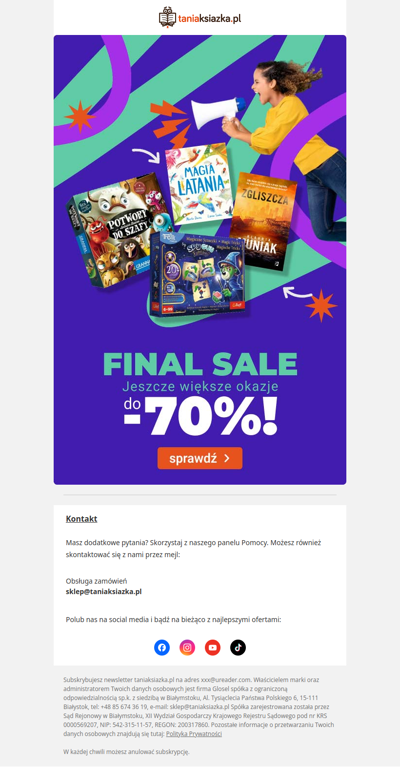 📢 Łowco okazji, teraz aż do 70% taniej!