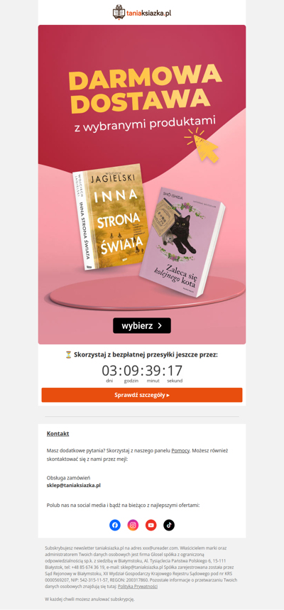 Darmowa dostawa z wybranym produktem 💨💨