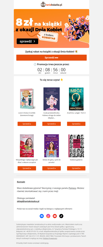 💐Złap rabat z okazji Dnia Kobiet!