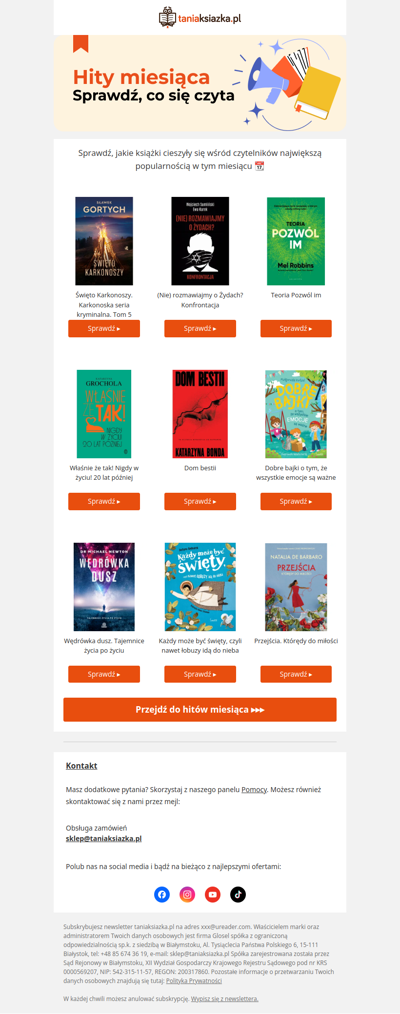 📚 Hej , oto największe hity miesiąca