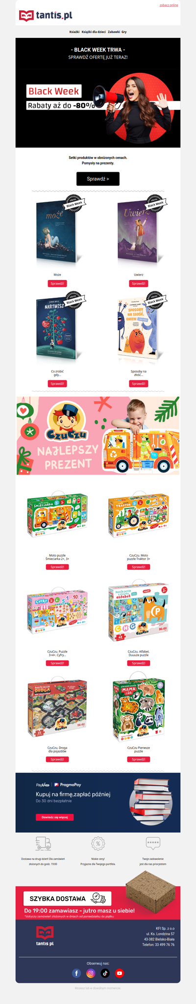 BLACK WEEK - zanim zacznie się grudniowy maraton – oszczędź już na starcie!