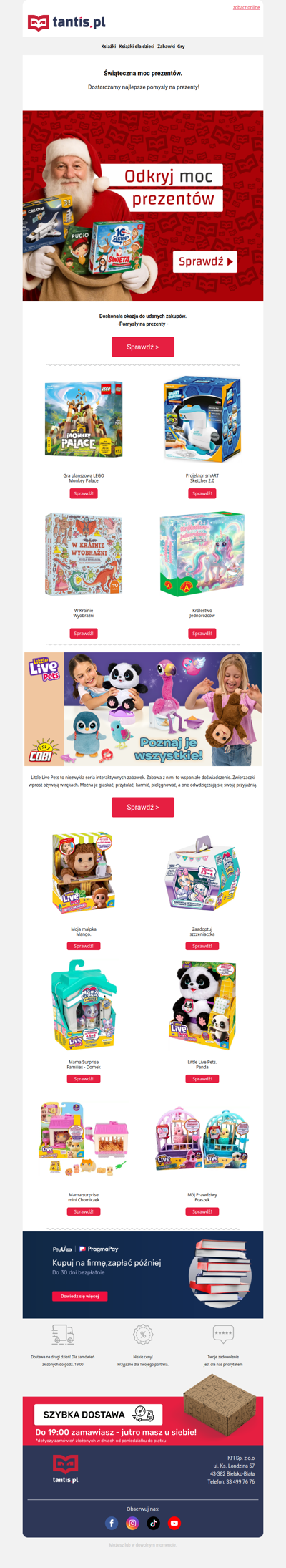 Mikołaj już szykuje sanie. Zgarnij hity, zanim on to zrobi.