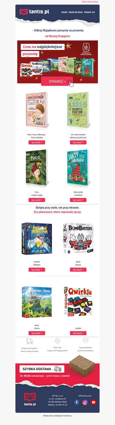 Książki i gry – rodzinne prezenty offline 📚🎲