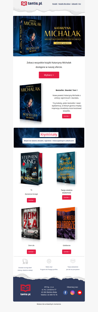 Skandal, tajemnice i kryminały,