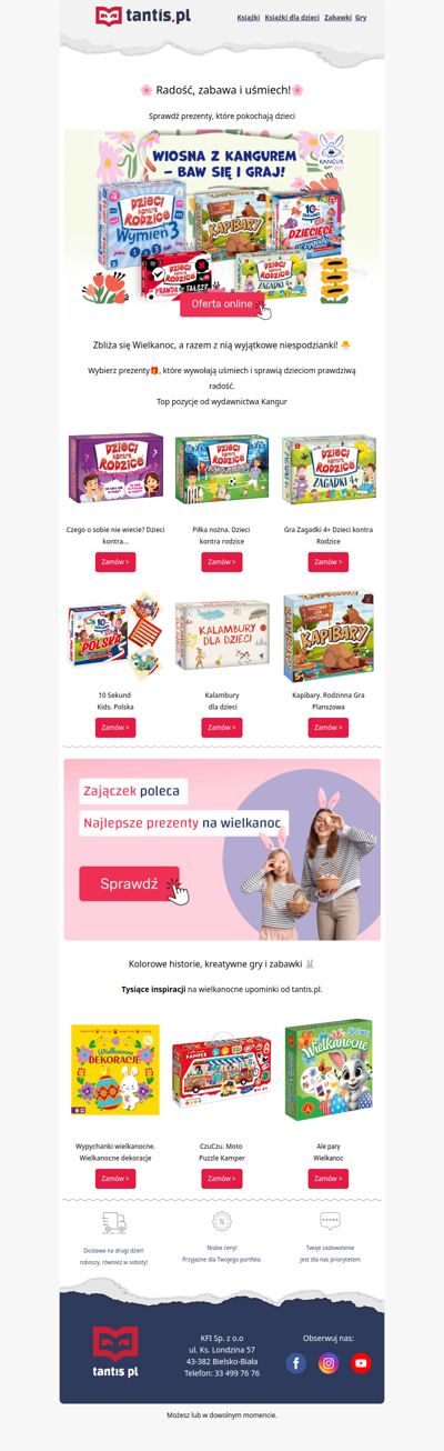 Co zajączek przyniesie w tym roku? Mamy pomysły…🐰