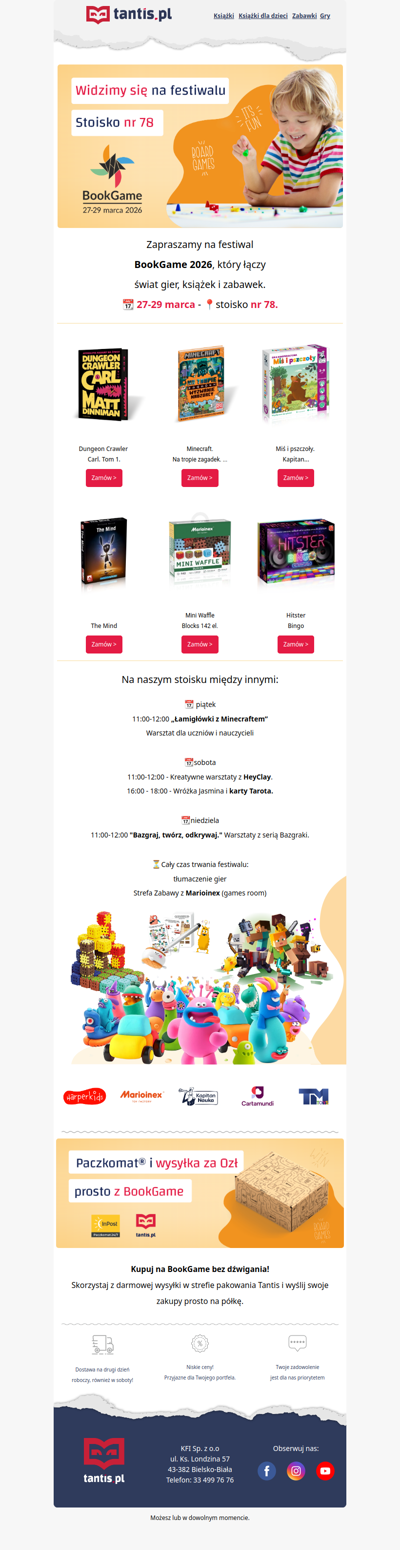 My będziemy - a Ty?  🎲 BookGame 2026