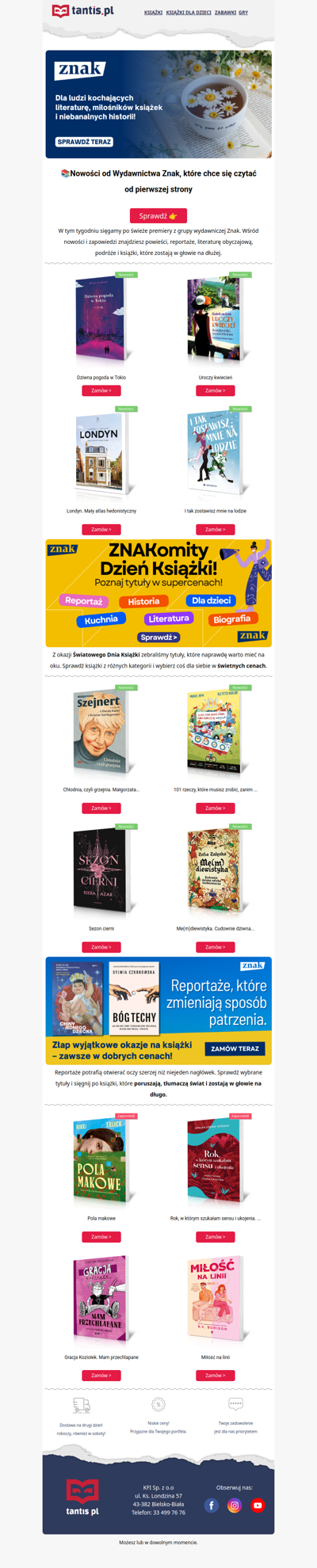 🆕 Najgłośniejsze nowości już są. Zobacz, co czyta się teraz.