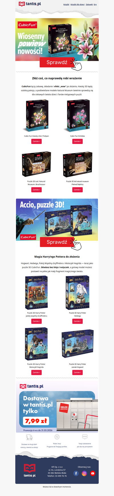 Accio, puzzle 3D! Złóż Hogwart, Hedwigę i więcej