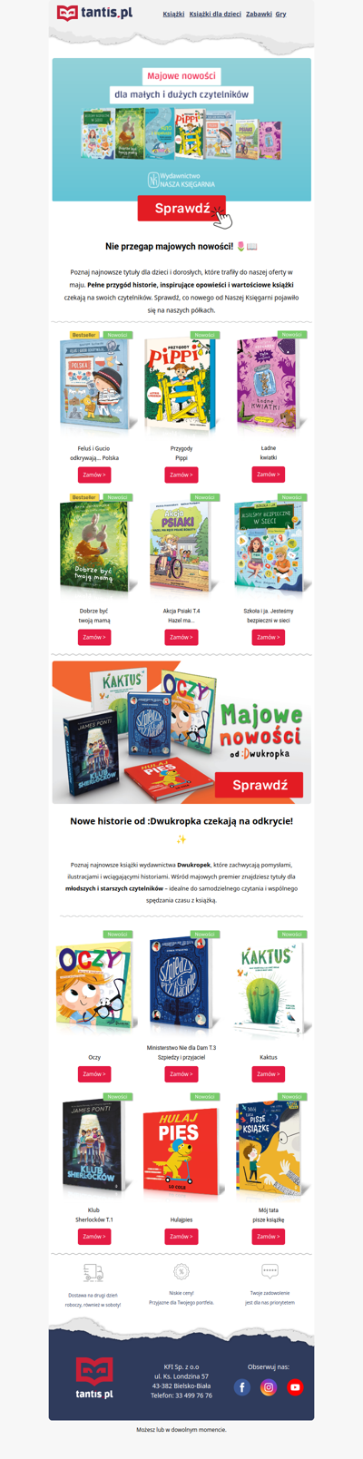 Nowe książki dla dzieci, które warto poznać jeszcze tej wiosny 🌷