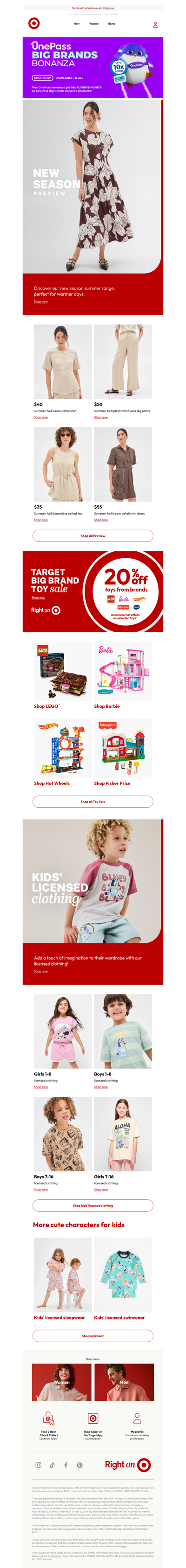 New Season Dresses $75 and under