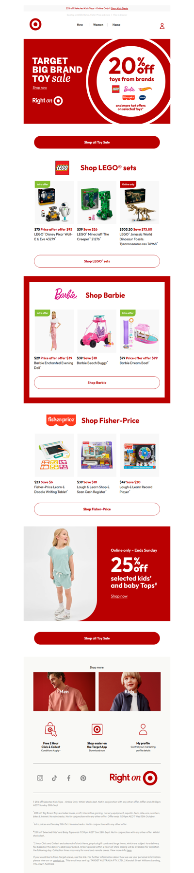 Target Toy Sale - 20% off Big Brands for the Holidays