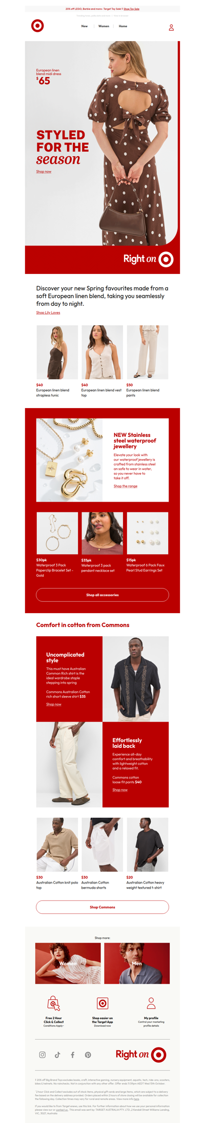 Lily loves styles for the season