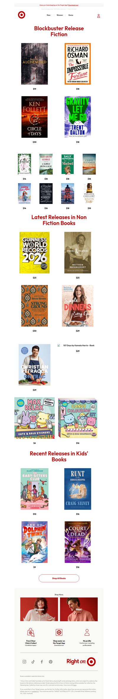 Latest Books for the whole family