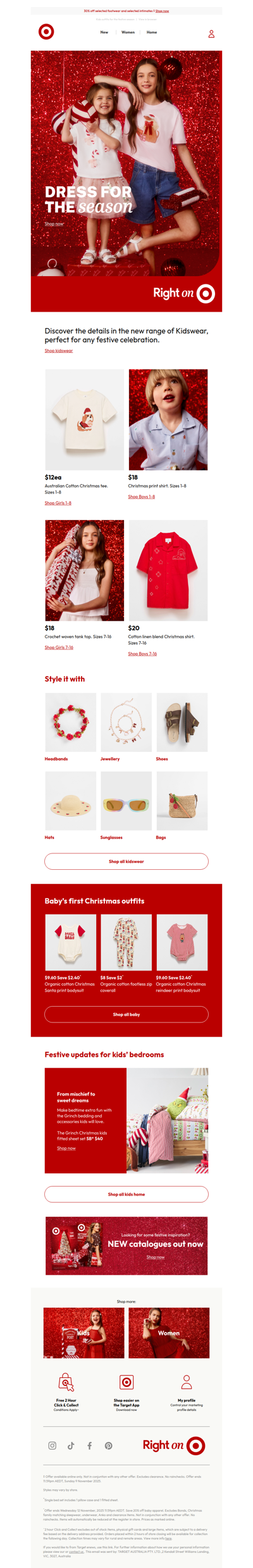 Festive looks for the little ones.