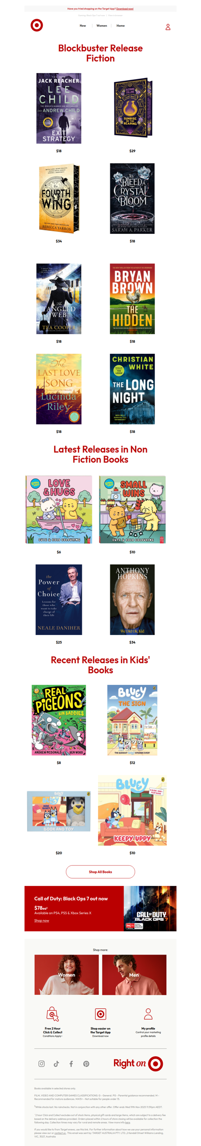 Blockbuster Books including New Jack Reacher