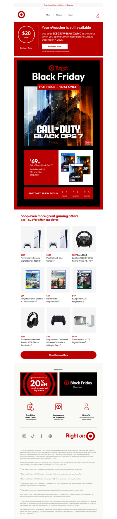 🔥 Today only! $69 Call of Duty Black Ops 7