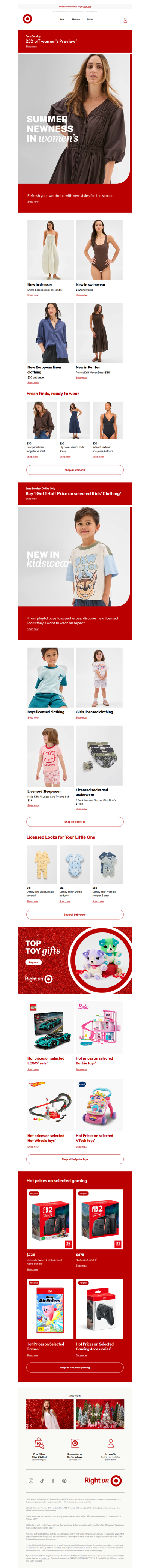 Save 25% off women's Preview ending Sunday