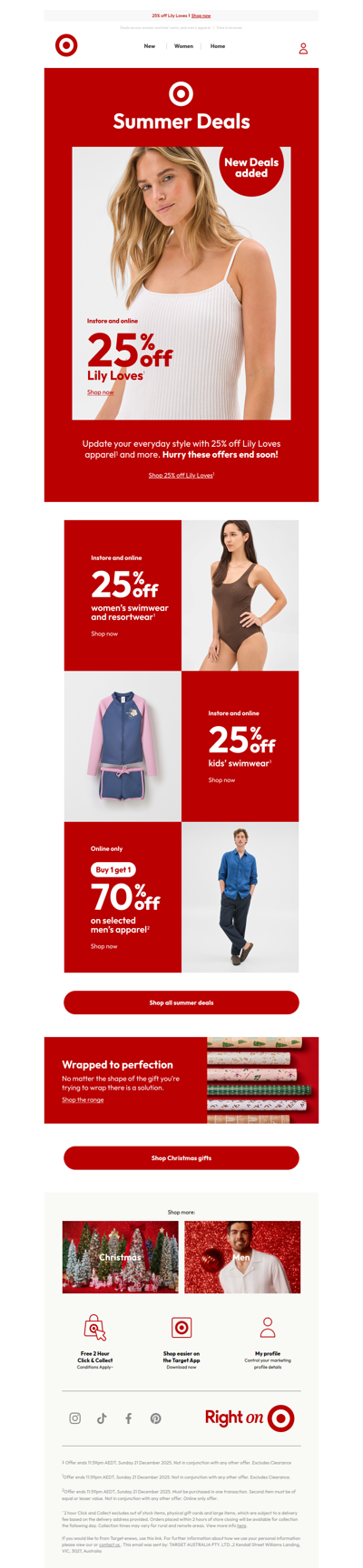 25% off Lily Loves 💓 Summer Deals