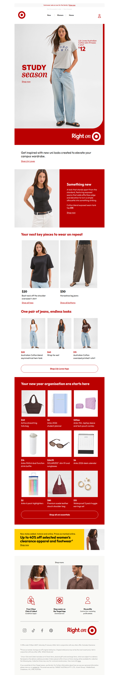 Restock the basics with $15 exposed seam tanks